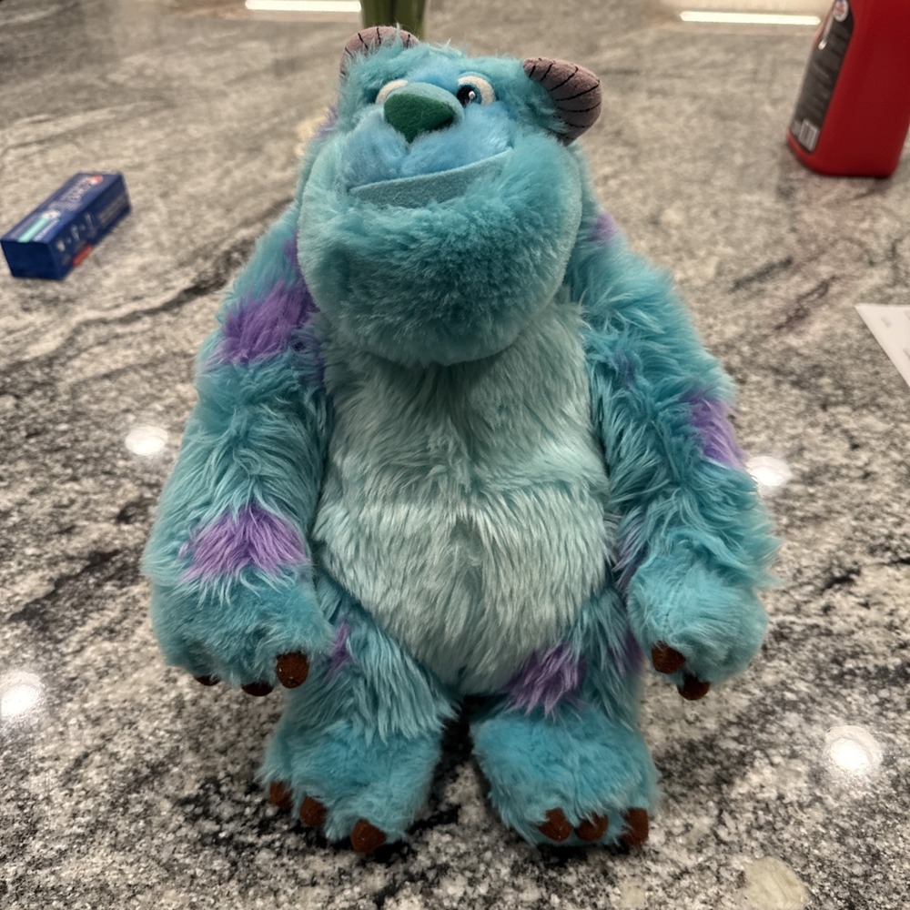 Disney Parks Authentic Monsters Inc Sulley Sullivan Plush 13" EUC